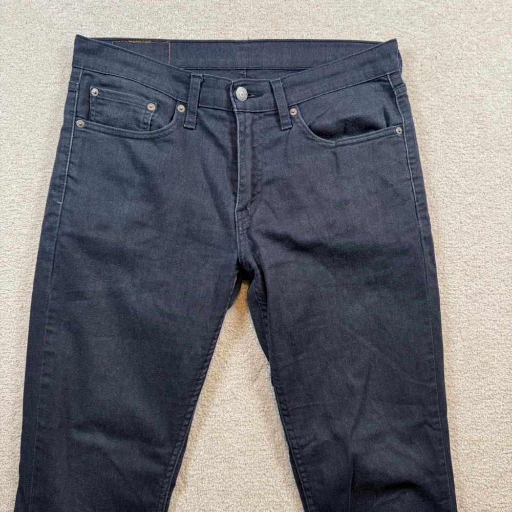 Levi's 511 Mens 31x32 Dark Wash Slim Fit Pants Cotton Polyester Blend - Picture 4 of 10